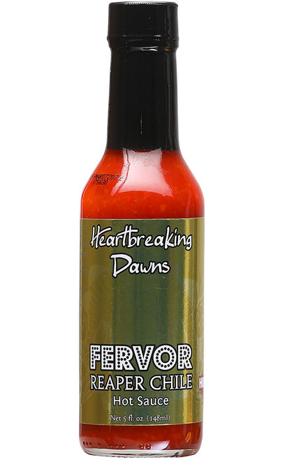 Heartbreaking Dawns (NEW) FERVOR Reaper Chile Hot Sauce, 5oz.