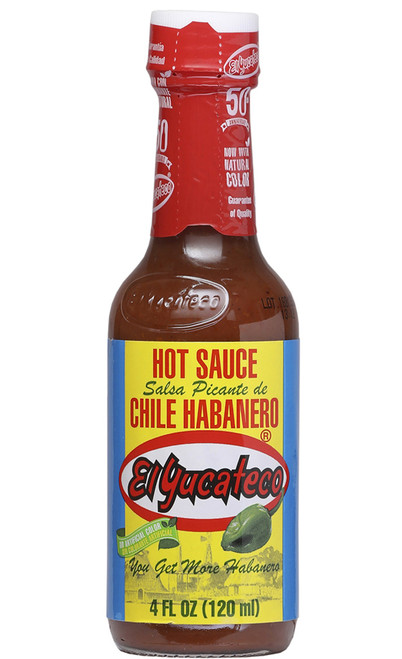 El Yucateco Salsa Picante de Chile Habanero Red, 4oz.