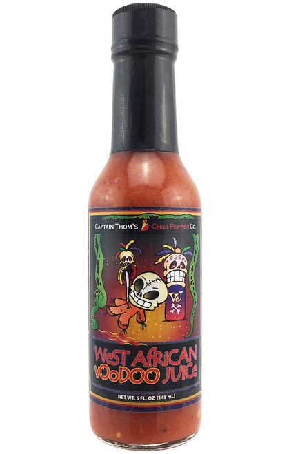 West African Voodoo Juice Hot Sauce, 5oz.