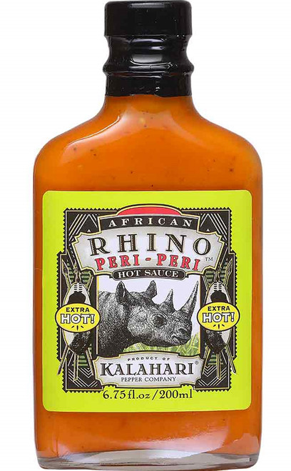 African Rhino Peri-Peri Extra Hot Sauce, 6.75oz.