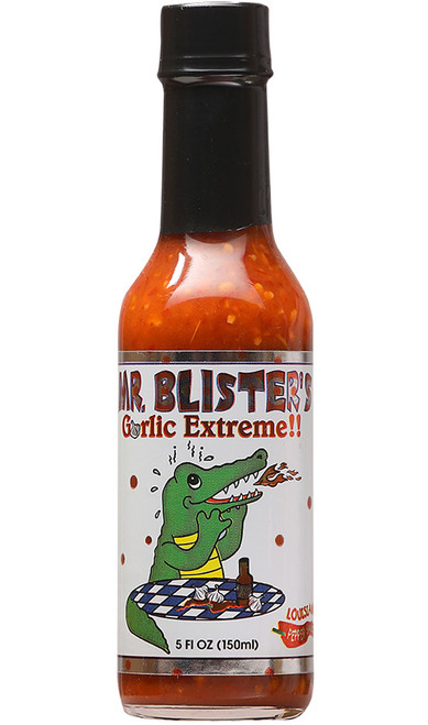 Mr. Blister's Garlic Extreme Hot Sauce, 5oz.