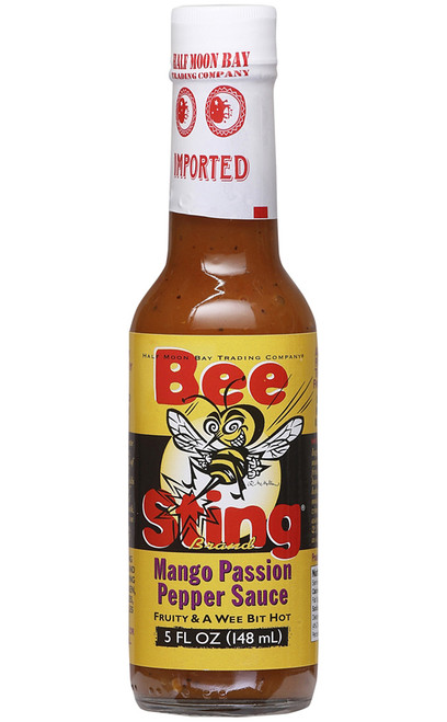 Bee Sting Mango Passion Hot Sauce, 5oz.