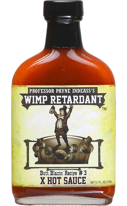 Wimp Retardant X-Hot Hot Sauce, 5.7oz.