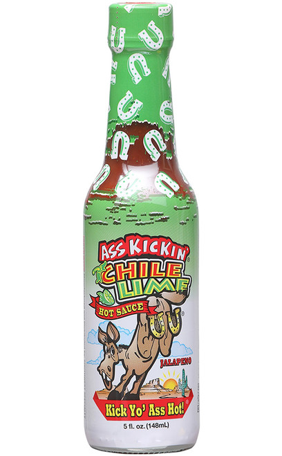 Ass Kickin' Chile Lime Hot Sauce, 5oz.