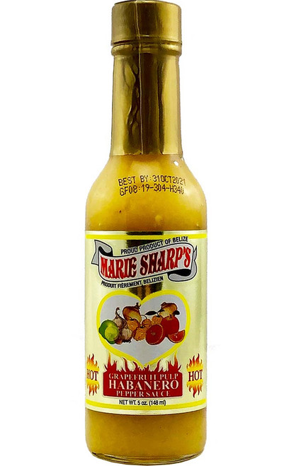 Marie Sharp's Grapefruit Pulp Habanero, 5oz.