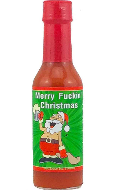 Merry Fuckin' Christmas Hot Sauce, 5oz. (Seasonal)