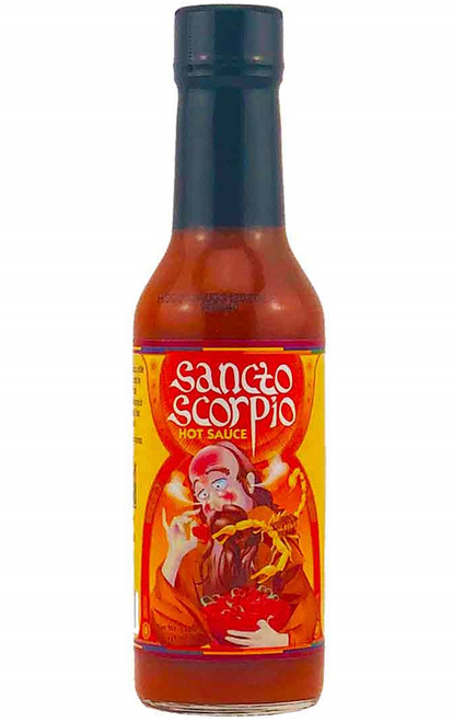 Sancto Scorpio Hot Sauce (Trinidad MORUGA), 5oz.
