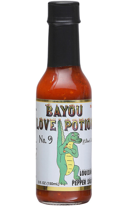 Bayou Love Potion Number 9 Louisiana Peppa Sauce, 5oz.
