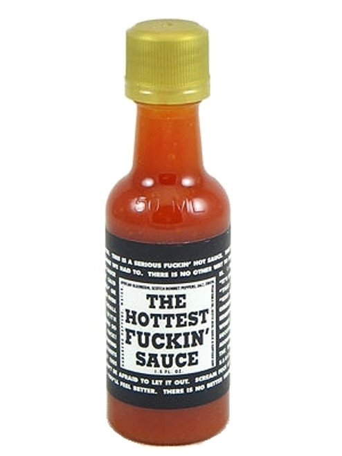 Hottest Fuckin' Sauce Mini Hot Sauce, 1.5oz.