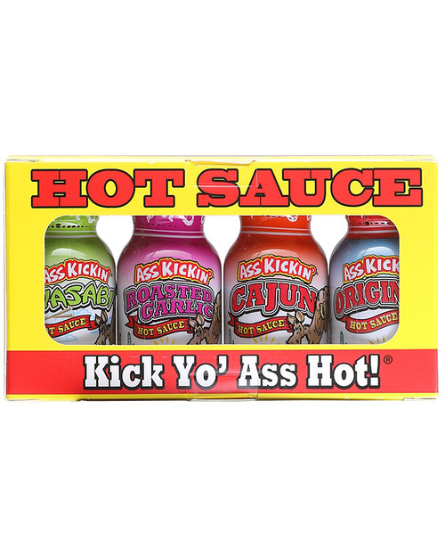 Ass Kickin Mini Hot Sauce 4-Pack , 4/.75oz.