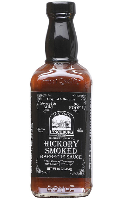 Historic Lynchburg Tennessee Whiskey Hickory Smoked BBQ Sauce, 16oz.