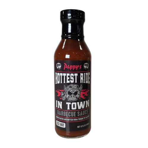 Pappy's Hottest Ride in Town BBQ Sauce, 12oz.