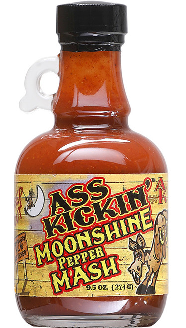Ass Kickin Moonshine Pepper Mash, 9.5oz.