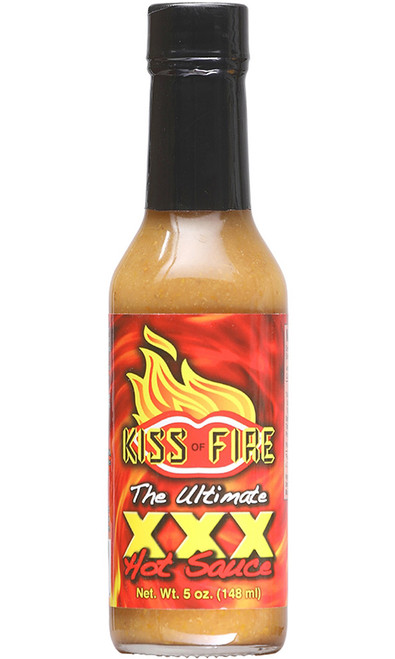 Kiss of Fire the Ultimate XXX Hot Sauce, 5oz.