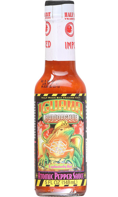 Iguana Radioactive Explosively Hot Atomic Pepper Sauce, 5oz.