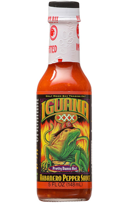 Iguana XXX Pretty Damn Hot Habanero Pepper Sauce, 5oz.