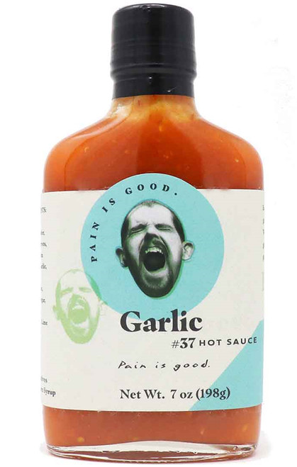 Pain Is Good Batch #37 Garlic Style Hot Sauce, 7oz.