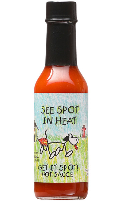 See Spot In Heat Hot Sauce, 5oz.