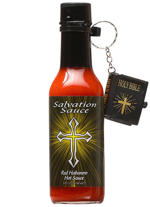 Danny Cash's Red Habanero Salvation Sauce (w/mini bible), 5oz.
