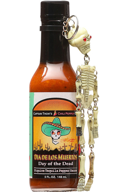 Day Of The Dead w/ Skeleton Keychain, 5oz.