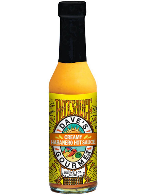 Dave's Gourmet Creamy Habanero Hot Sauce, 8oz.