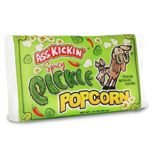 Ass Kickin Spicy Pickle Popcorn, 3.5oz.