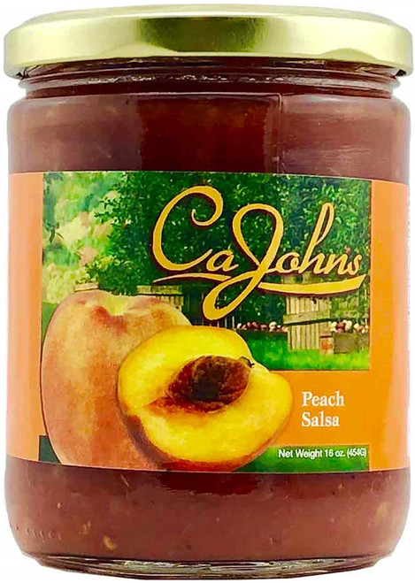 CaJohn's Gourmet Peach Salsa, 16oz.