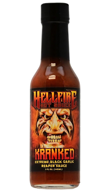 Hellfire Kranked Hot Sauce, 5oz.