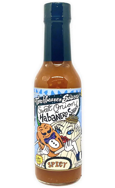 Torchbearer Sweet Onion Habanero Hot Sauce, 5oz.