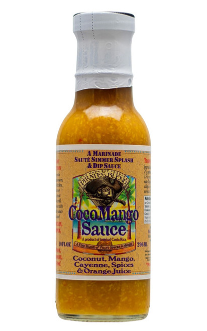 Caribbean Condiment Pirates Blend Coco Mango Sauce, 10oz.