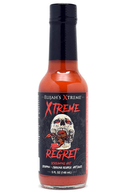 Elijah's Xtreme Regret Scorpion Reaper Hot Sauce, 5oz.