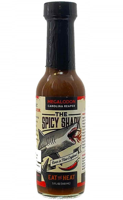 Spicy Shark Megaladon Carolina Reaper Hot Sauce, 5oz.