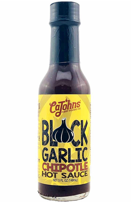 CaJohn's Black Garlic Chipotle Hot Sauce, 5oz.