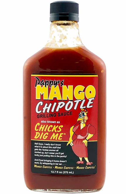 Pappy's Chicks Dig Me Mango Chipotle Grilling Sauce, 12oz.