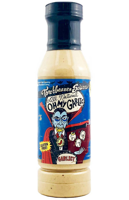 Torchbearer Oh My Garlic! Sauce, 12oz.