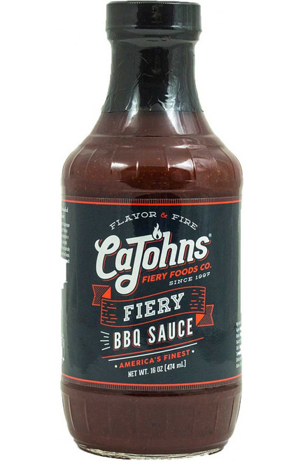 CaJohn's Fiery BBQ Sauce, 16oz.