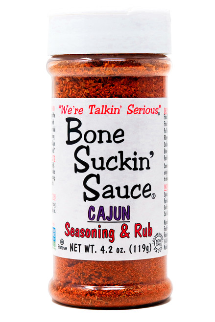 Bone Suckin Cajun Seasoning & Rub, 4.2oz.