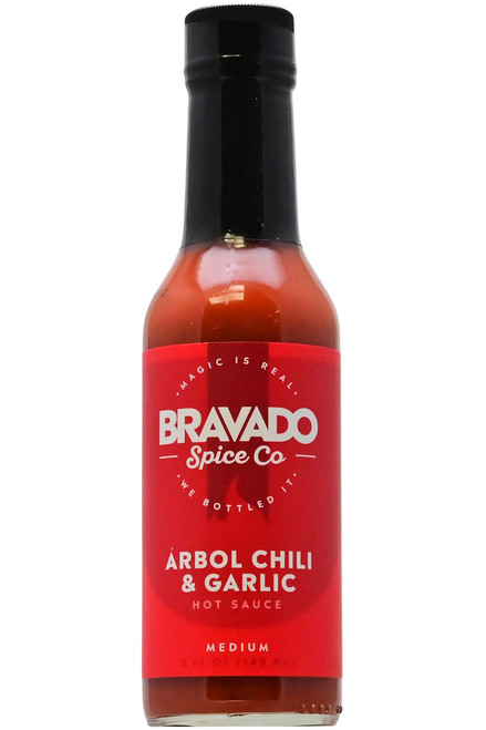 Bravado Spice Co. Arbol Chili and Garlic Hot Sauce, 5oz.