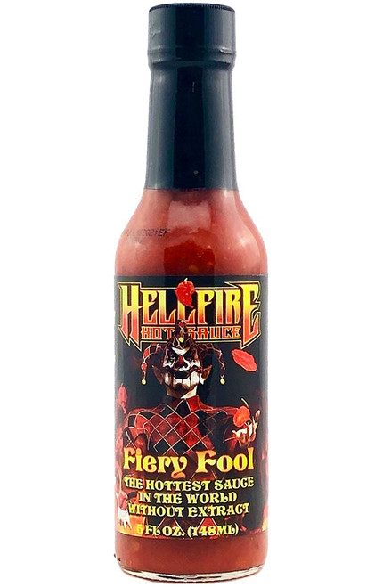 Hellfire Fiery Fool Hot Sauce, 5oz.