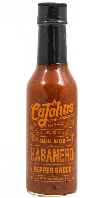 CaJohn's Classic Small Batch Habanero Pepper Sauce, 5oz.