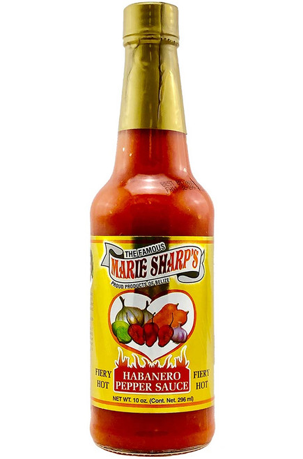 Marie Sharp's Fiery Hot Habanero Hot Sauce, 10oz.