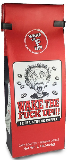 Wake The F&#k Up! Extra Strong Ground Coffee, 1lb.