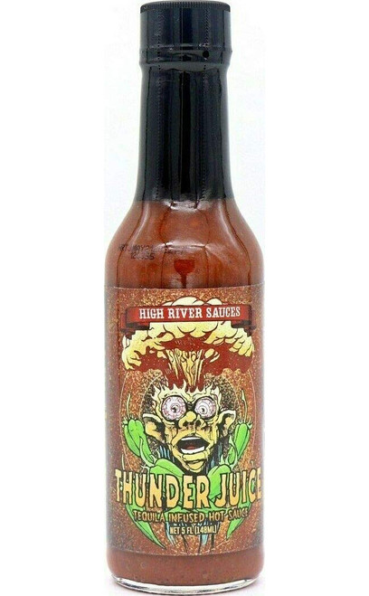 High River Sauces Thunder Juice Tequila Infused Hot Sauce, 5oz.