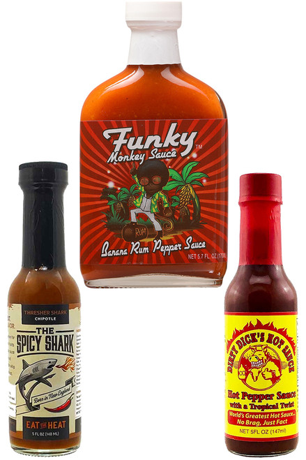 Best of Banana Infused Hot Sauces Gift Set, 3/5oz.