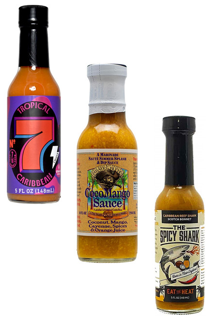 Best Of Coconut Hot Sauces Gift Set, 2/5oz, 1/10oz.