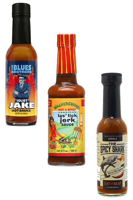 Best Of Nutmeg Hot Sauces Gift Set, 3/5oz.