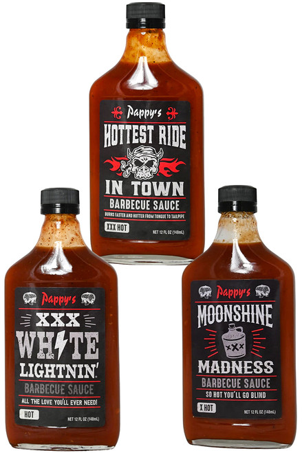 Best of Pappy's BBQ Sauces Gift Set, 3/12oz.