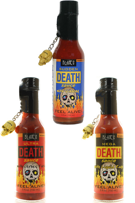 Blair's Hotter Death Hot Sauces 3 Pack, 3/5oz.