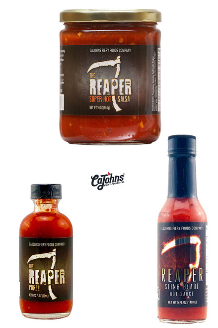 CaJohn's Reaper Gift Set, 1/2oz, 1/5oz, 1/16oz.
