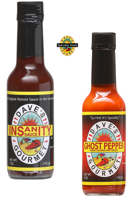 Dave's Gourmet Insanity Hotter Sauces Gift Set, 2/5oz.